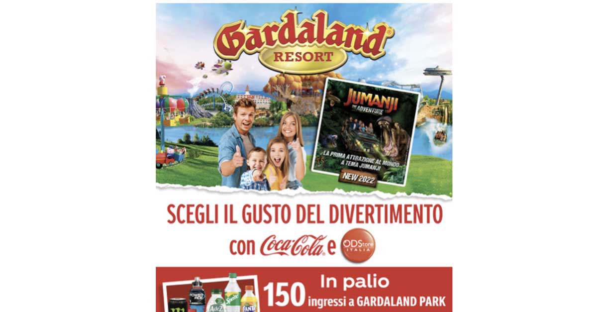 Vai a Gardaland con Coca-Cola e ODS