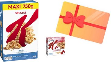 “Vinci ogni giorno Card prepagate Conad” con Kellogg (fino a 500€)