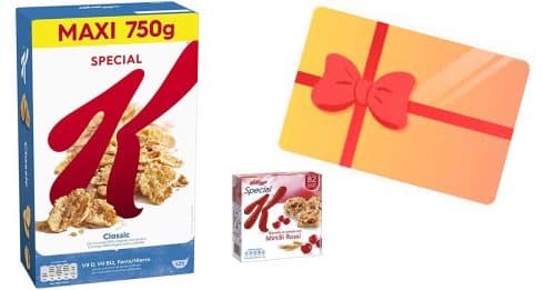 “Vinci ogni giorno Card prepagate Conad” con Kellogg (fino a 500€)