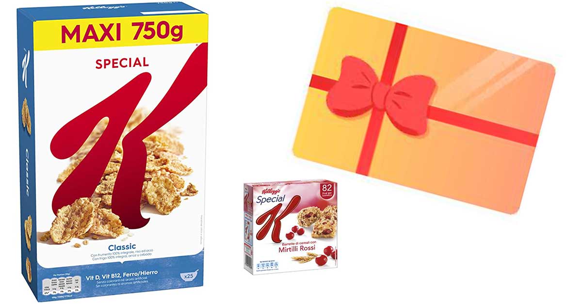 “Vinci ogni giorno Card prepagate Conad” con Kellogg (fino a 500€)