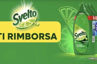 cashback Svelto Ti Rimborsa tripacco detersivo piatti rimborso 50 percento
