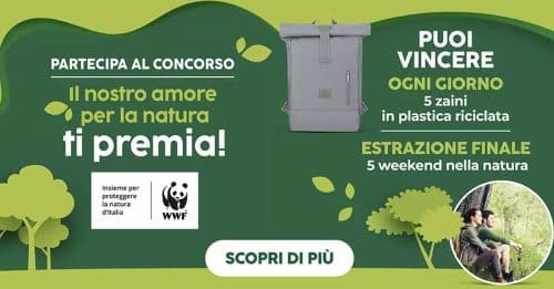 l nostro amore per la natura ti premia