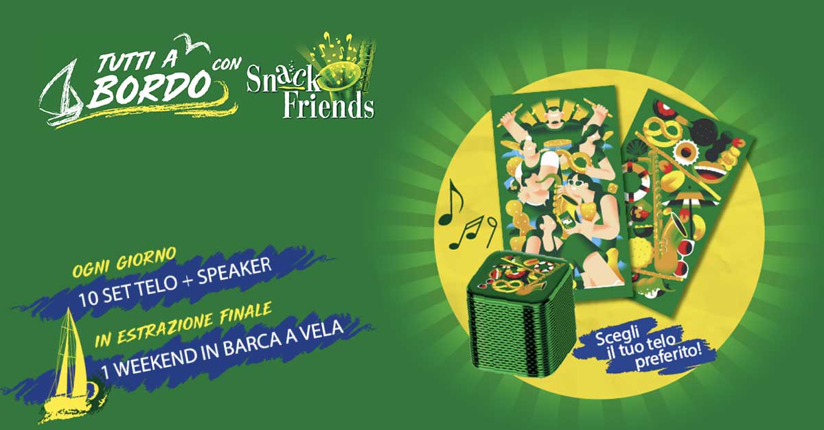 A bordo con snack Friends