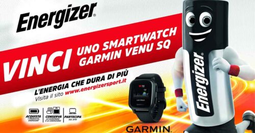 Concorso Energizer: vinci smartwatch Garmin