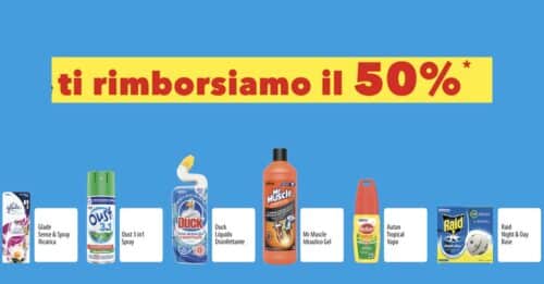 Il cashback di SCJ