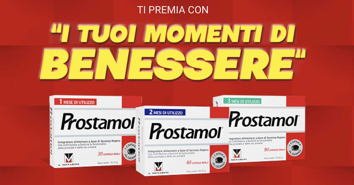 Prostamol ti premia con momenti di benessere
