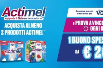 concorso Actimel ti regala la spesa
