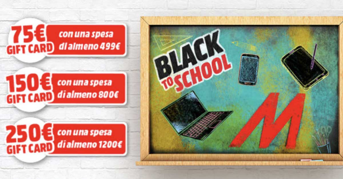 Black to school Mediaworld