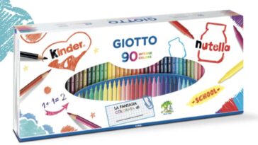 Vinci 100 kit Giotto al giorno con Nutella e Kinder