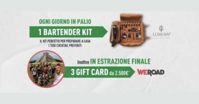concorso Diageo aperitivi estate 2026 bartender kit gift card WeRoad Tanqueray Gordon's Smirnoff