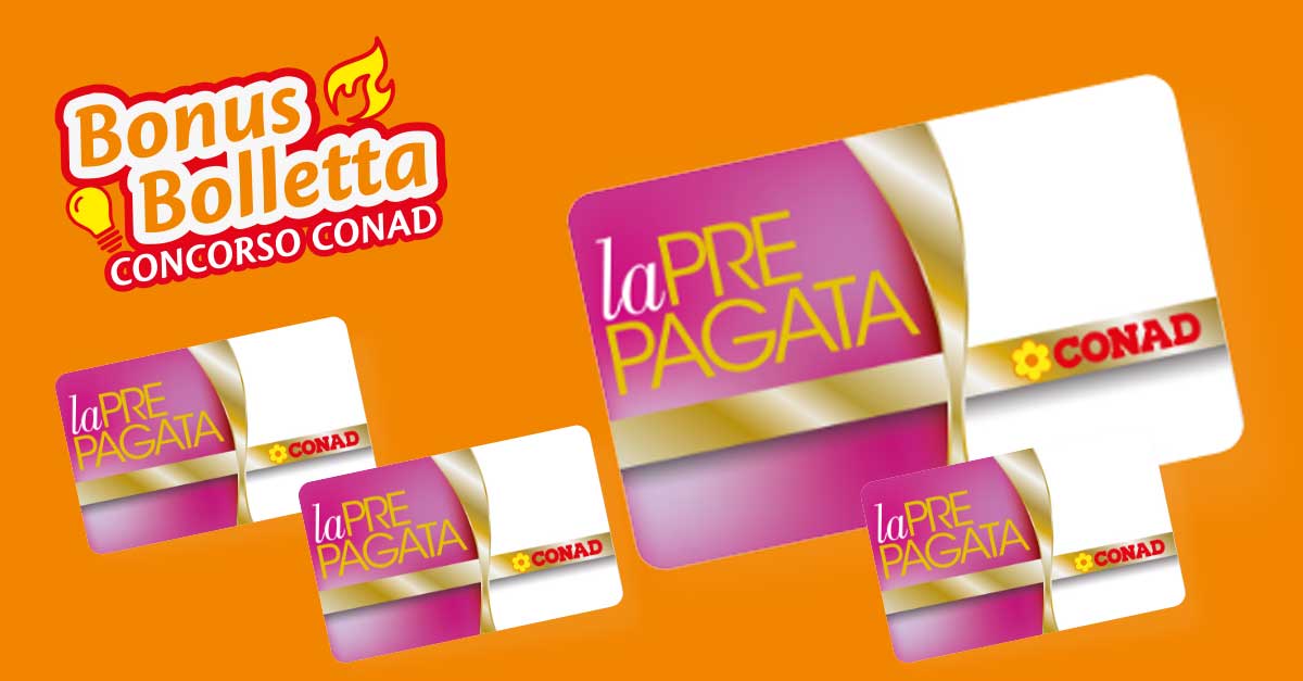 Bonus Bolletta Concorso Conad