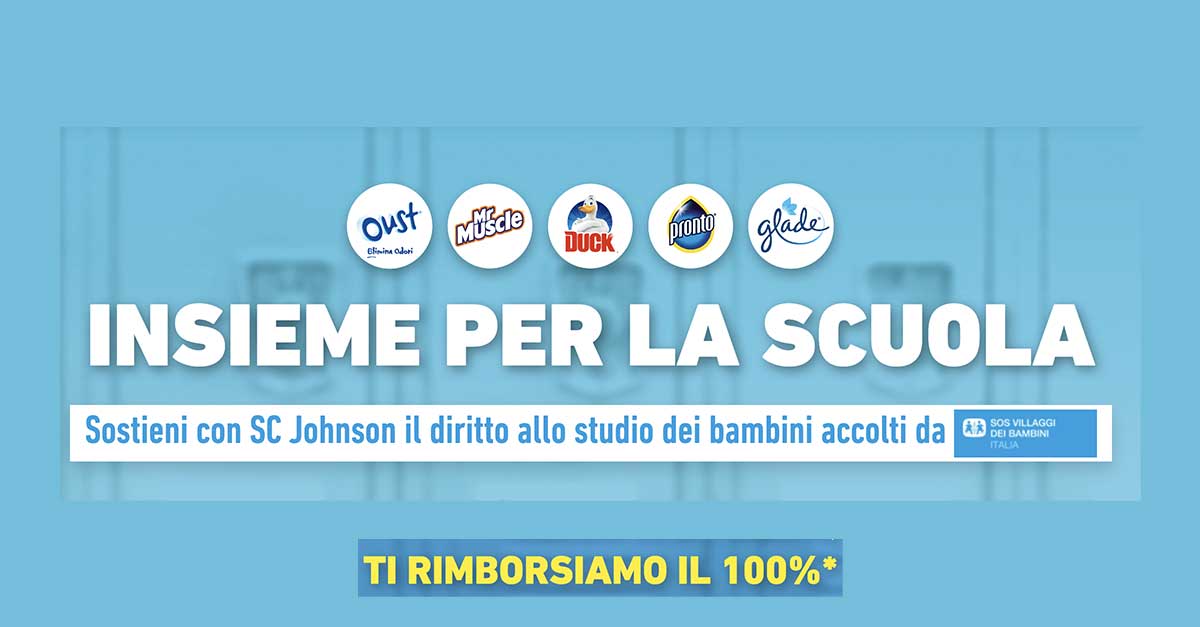 Cashback “Insieme per la scuola”