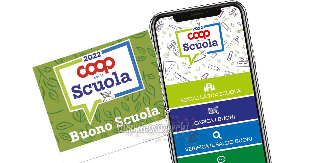 Coop per la scuola 2022 offerte supermercati