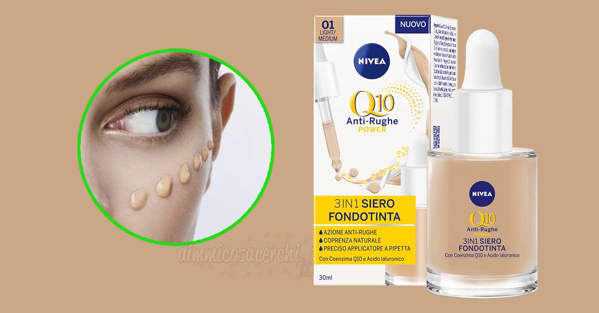 Diventa tester NIVEA Q10 3in1 siero fondotinta