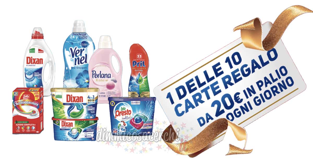 Vinci una delle 10 carte regalo in palio ogni giorno con Henkel