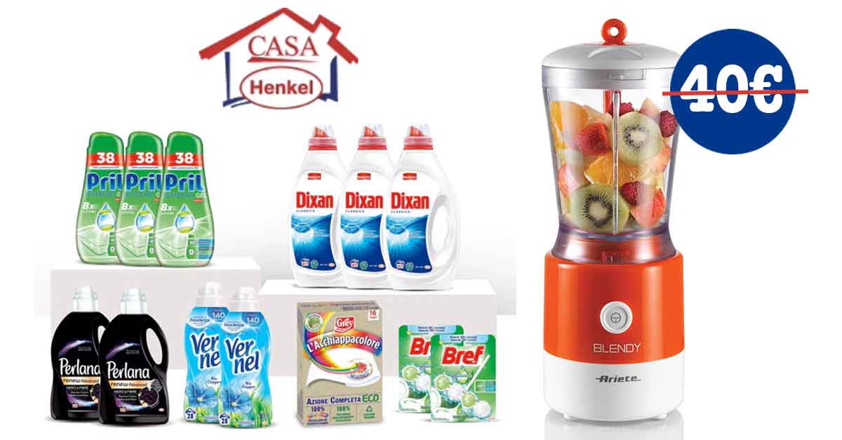 Casa Henkel Blendy Ariete codici sconto e promozioni