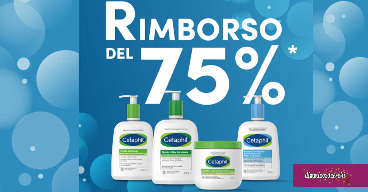 Cashback 75 anni Cetaphil