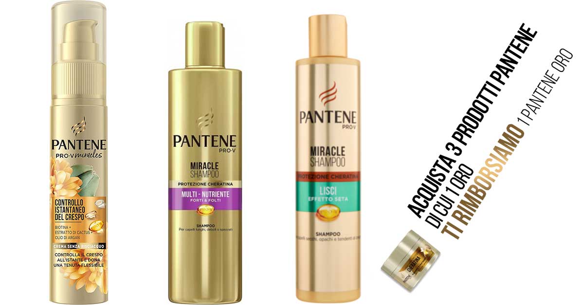 Cashback Oro Pantene Crai