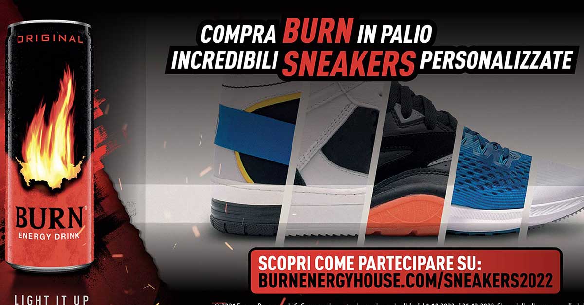 Compra Burn e vinci le sneakers personalizzate