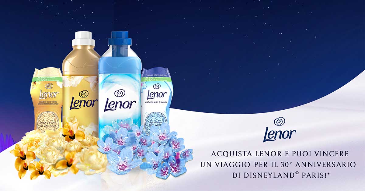 Concorso Lenor e Disneyland Paris concorso con acquisto