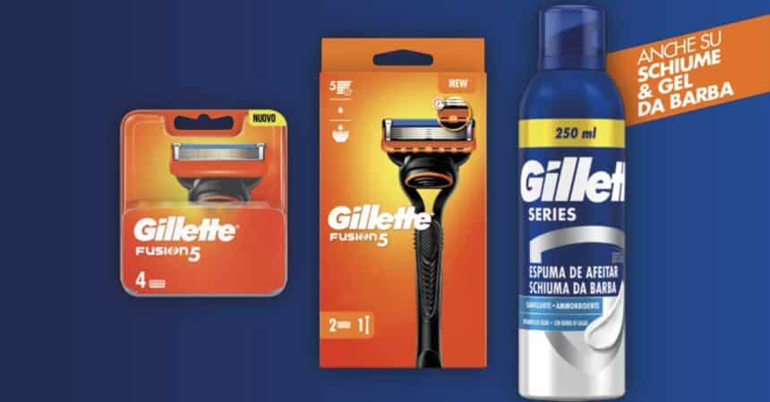 Gillette rimborso 50%