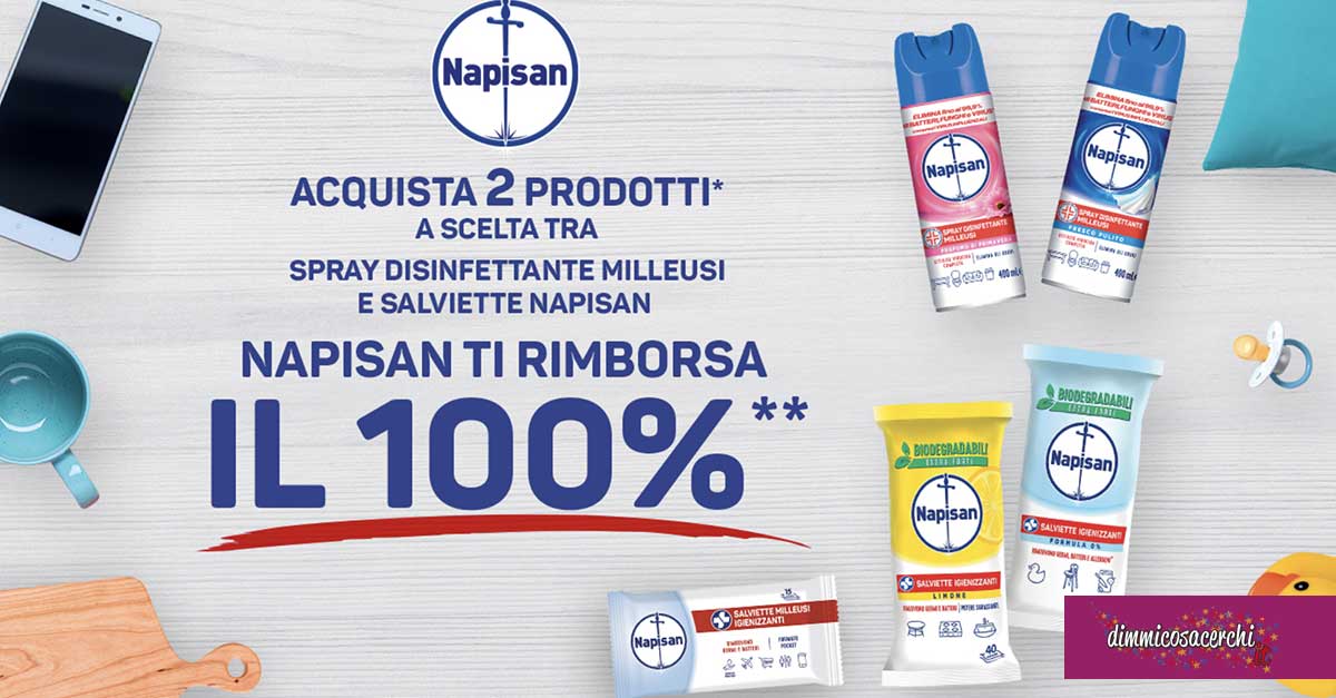 Napisan ti rimborsa; cashback; provami gratis