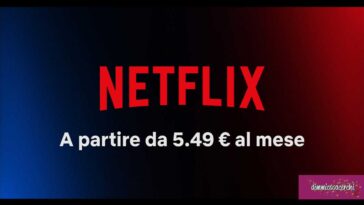 Netflix piano base con pubblicità