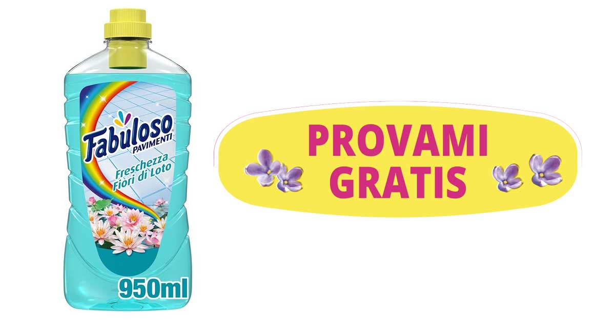 Cashback "Provami gratis Fabuloso" con questa promozione puoi farti