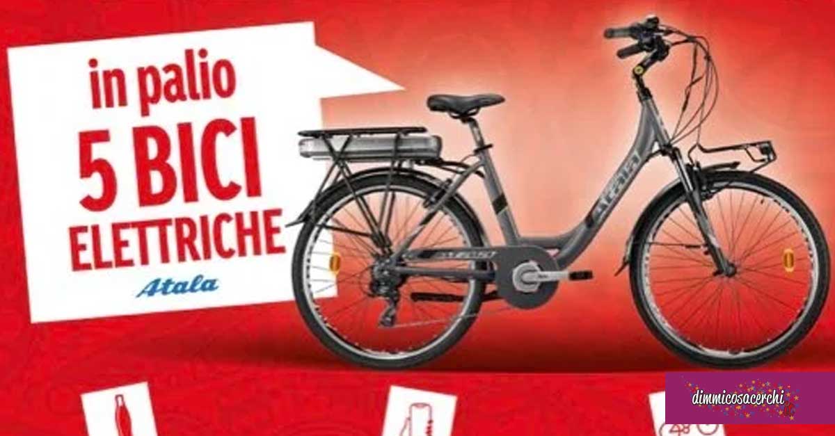 Vinci la bicicletta elettrica con Coca-Cola