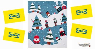 Calendario dell'Avvento IKEA 2026 con buono omaggio polpette e carta regalo