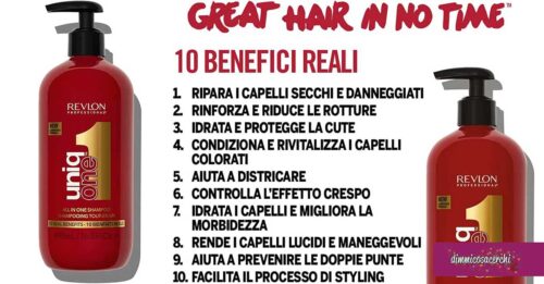 Revlon Professional UniqOne All In One Shampoo: solo 8,99€ per 490 ml (Affarissimo!) 2 Revlon Professional UniqOne All In One Shampoo