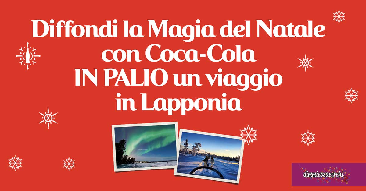Vola in Lapponia con Coca-Cola