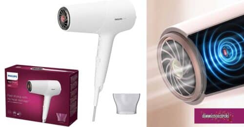 Questo asciugacapelli Philips ti costa solo 23,49€: 2100W e tecnologia termoprotettiva 3 asciugacapelli Philips serie 5000