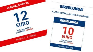 Buoni sconto Esselunga