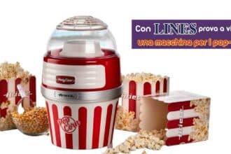 Con Lines puoi vincere una macchina per popcorn