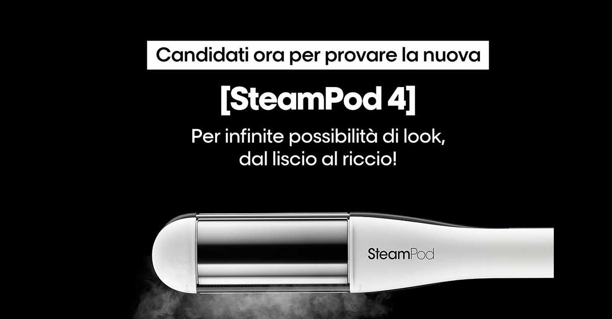 Diventa tester SteamPod4