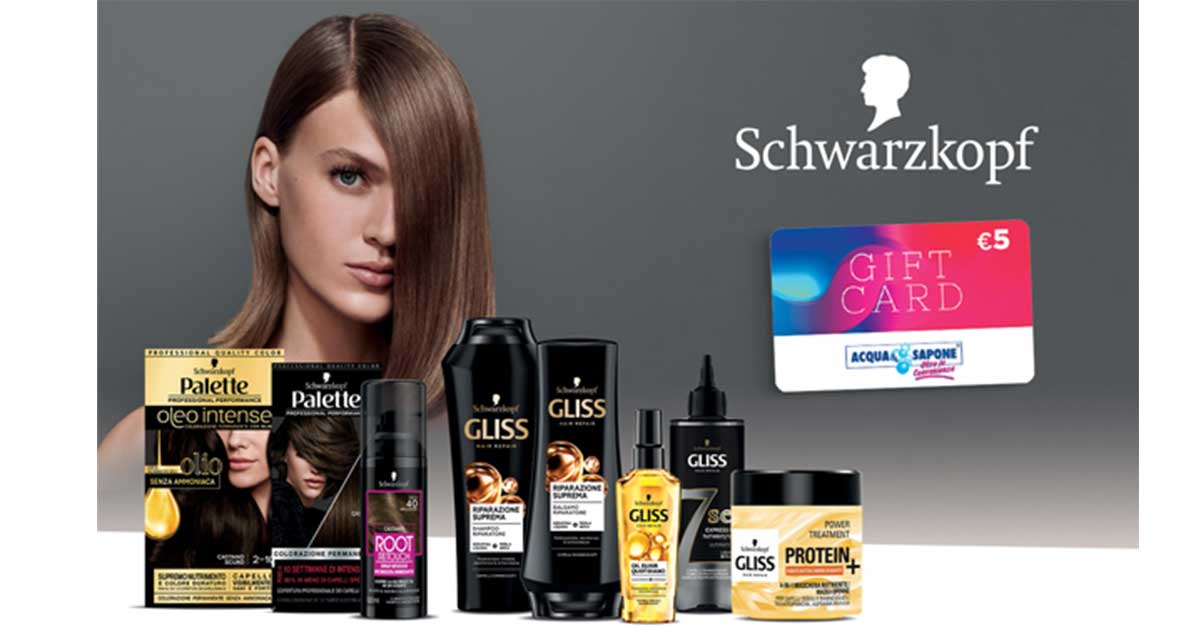Schwarkopf in Acqua&Sapone 2023