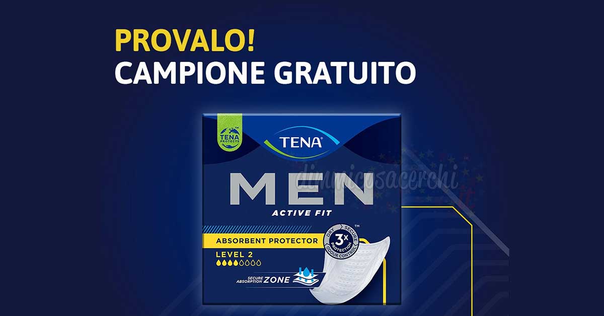 Campioni omaggio TENA MEN Active Fit