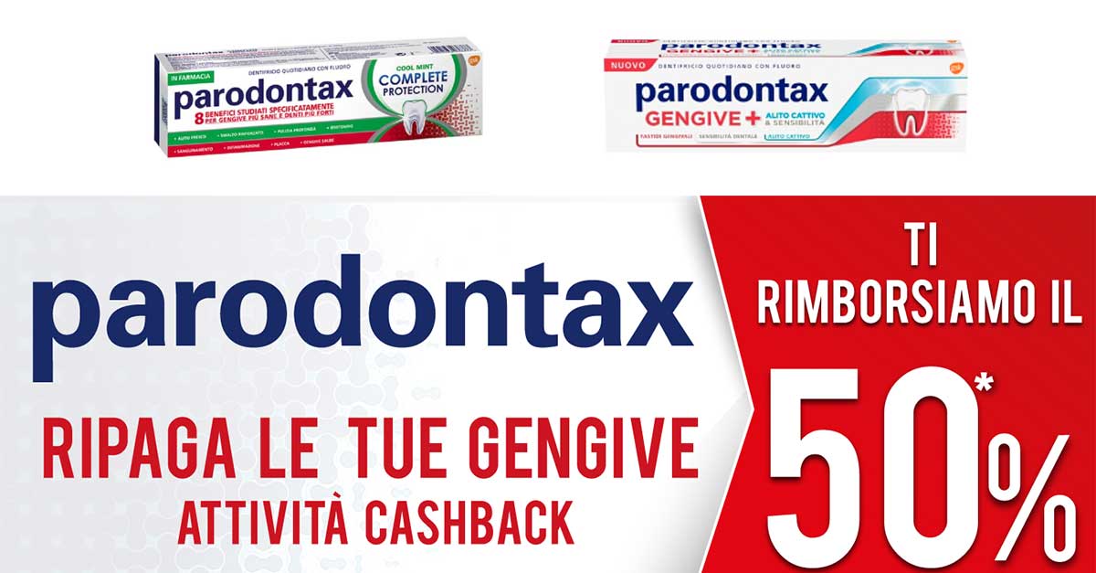 Cashback Parodontax