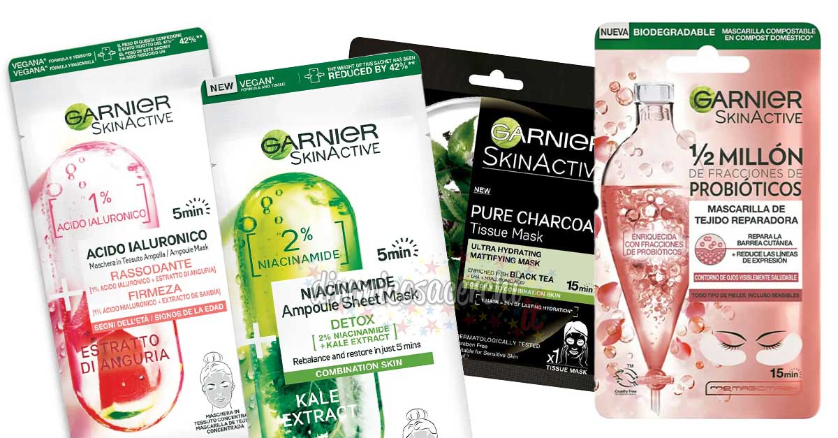 Cashback maschere viso L'Oreal garnier