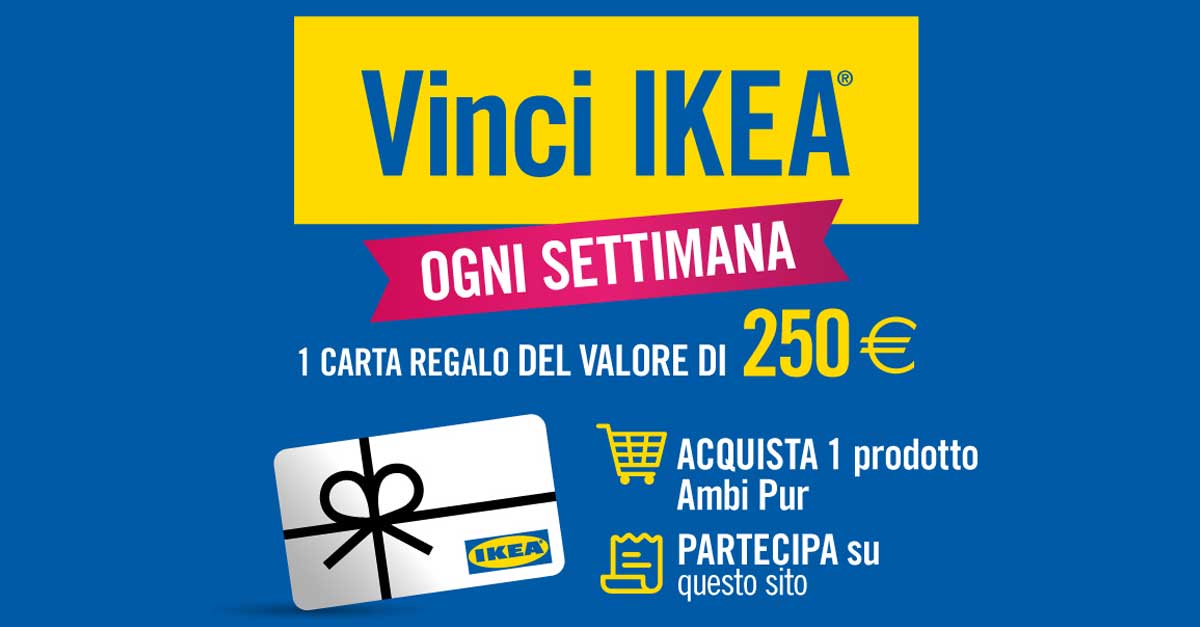 Con Ambipur vinci IKEA