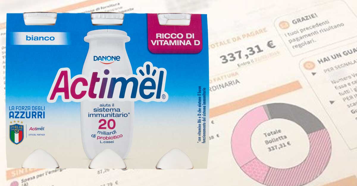 Vinci energia con Actimel