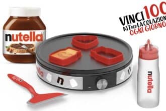 Vinci ogni giorno 100 kit colazione Nutella