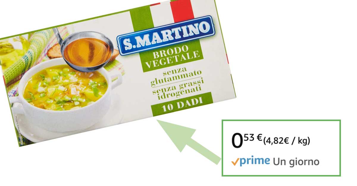 Dado vegetale S.Martino offerta Amazon