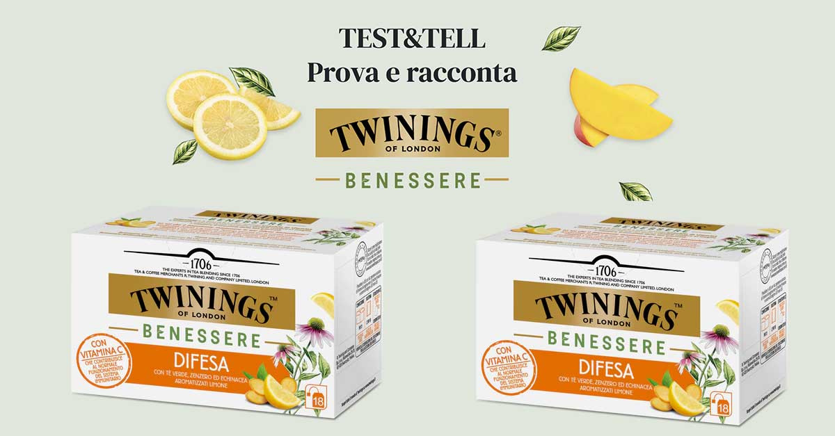 Diventa tester Twining Benessere