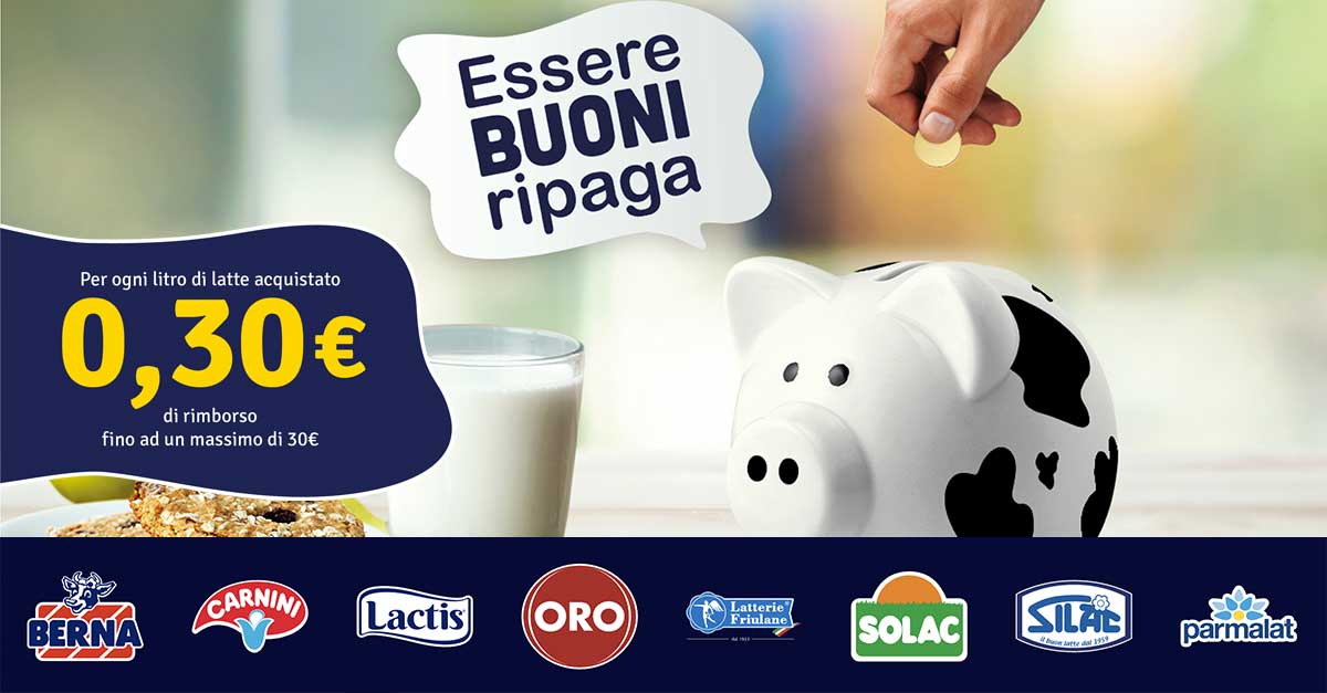 Cashback latte Parmalat