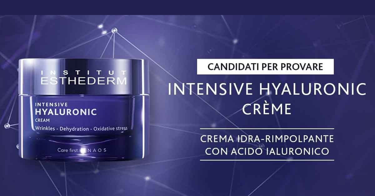 Diventa tester Intensive Hyaluronic Crème