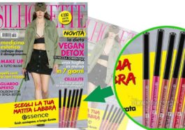 Silhouette donna con matita labbra Essence