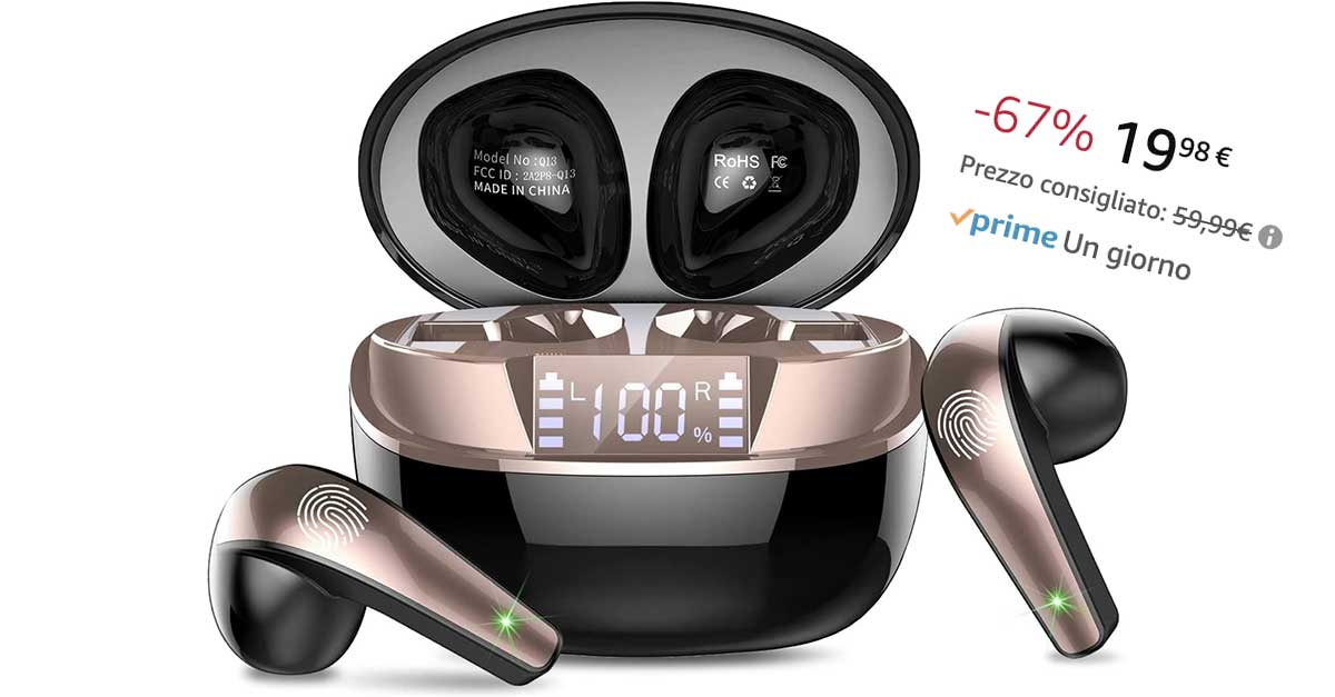 cuffie Auricolari Bluetooth