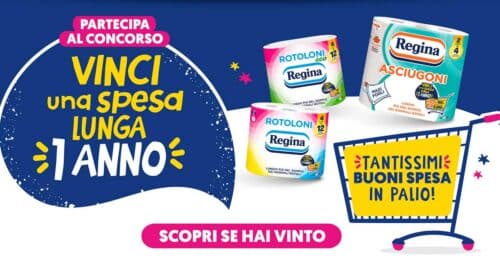 Concorso "Spesa lunga un anno" Regina